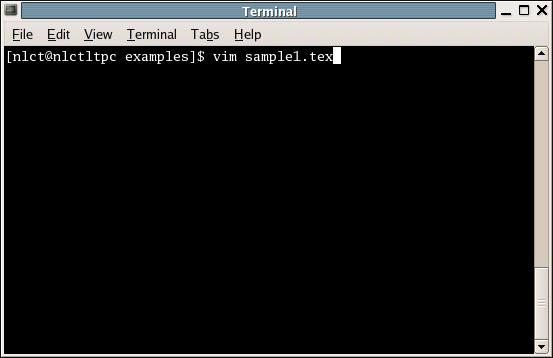 Image of a terminal