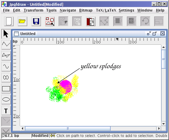 image with a bitmap and arrow and some text